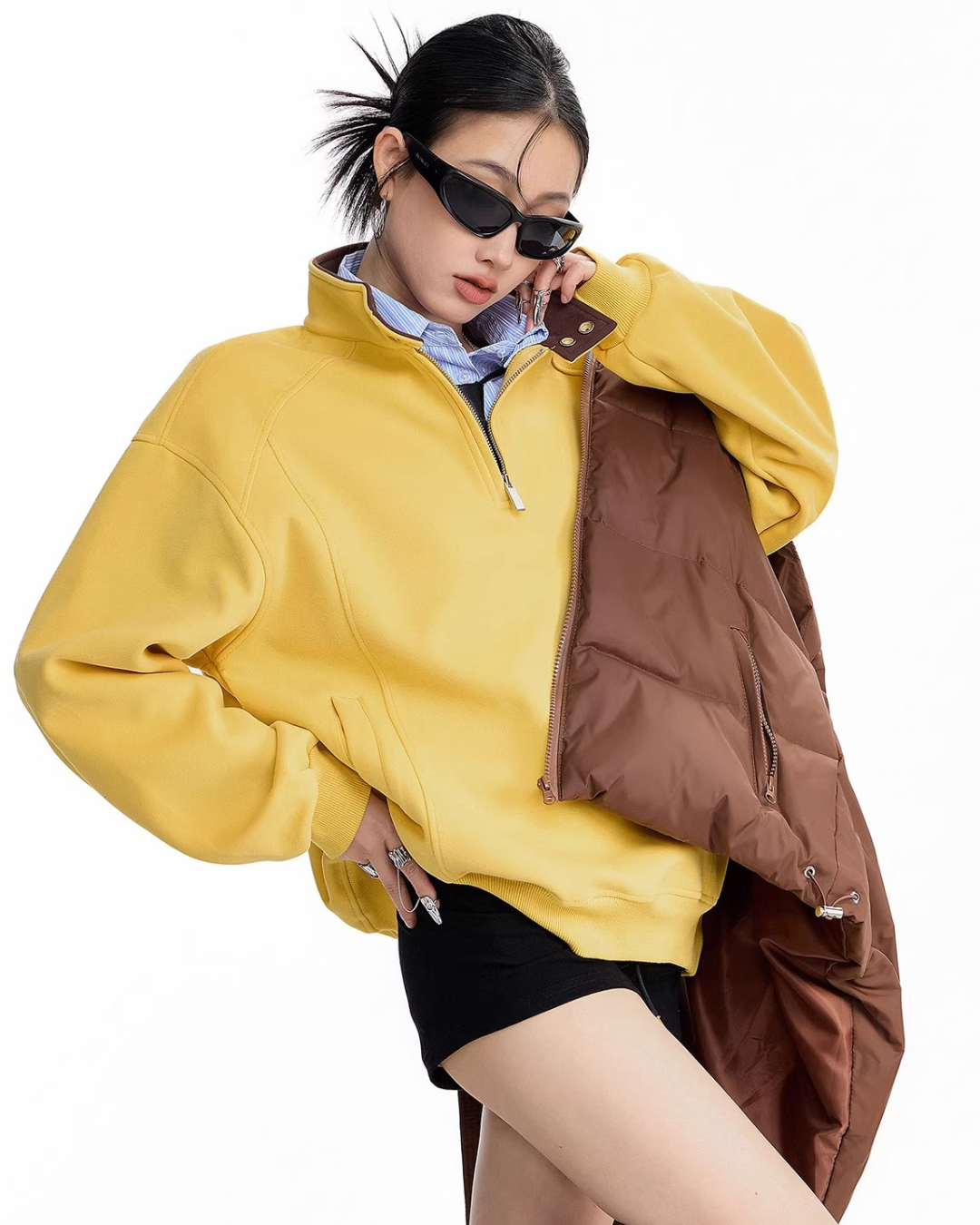 Half Zip Sweat Pullover