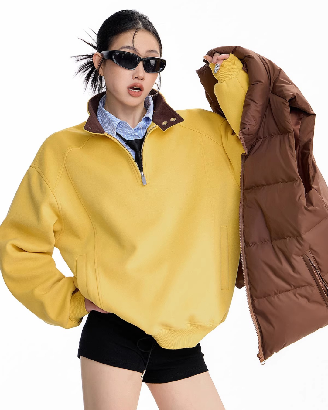 Half Zip Sweat Pullover