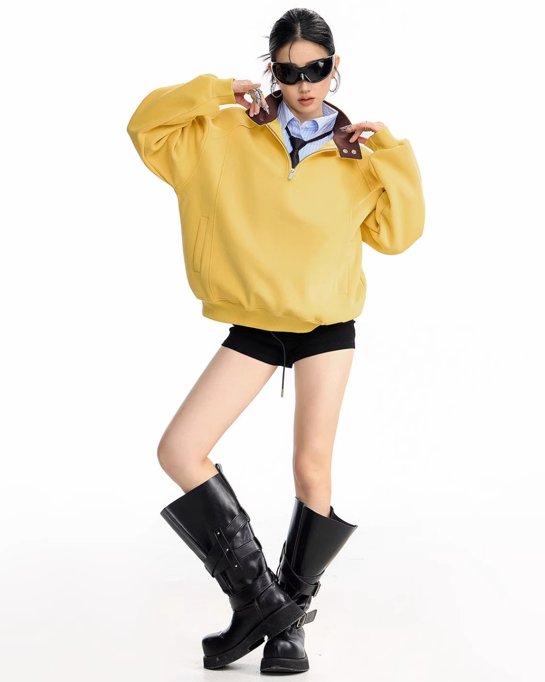 Half Zip Sweat Pullover