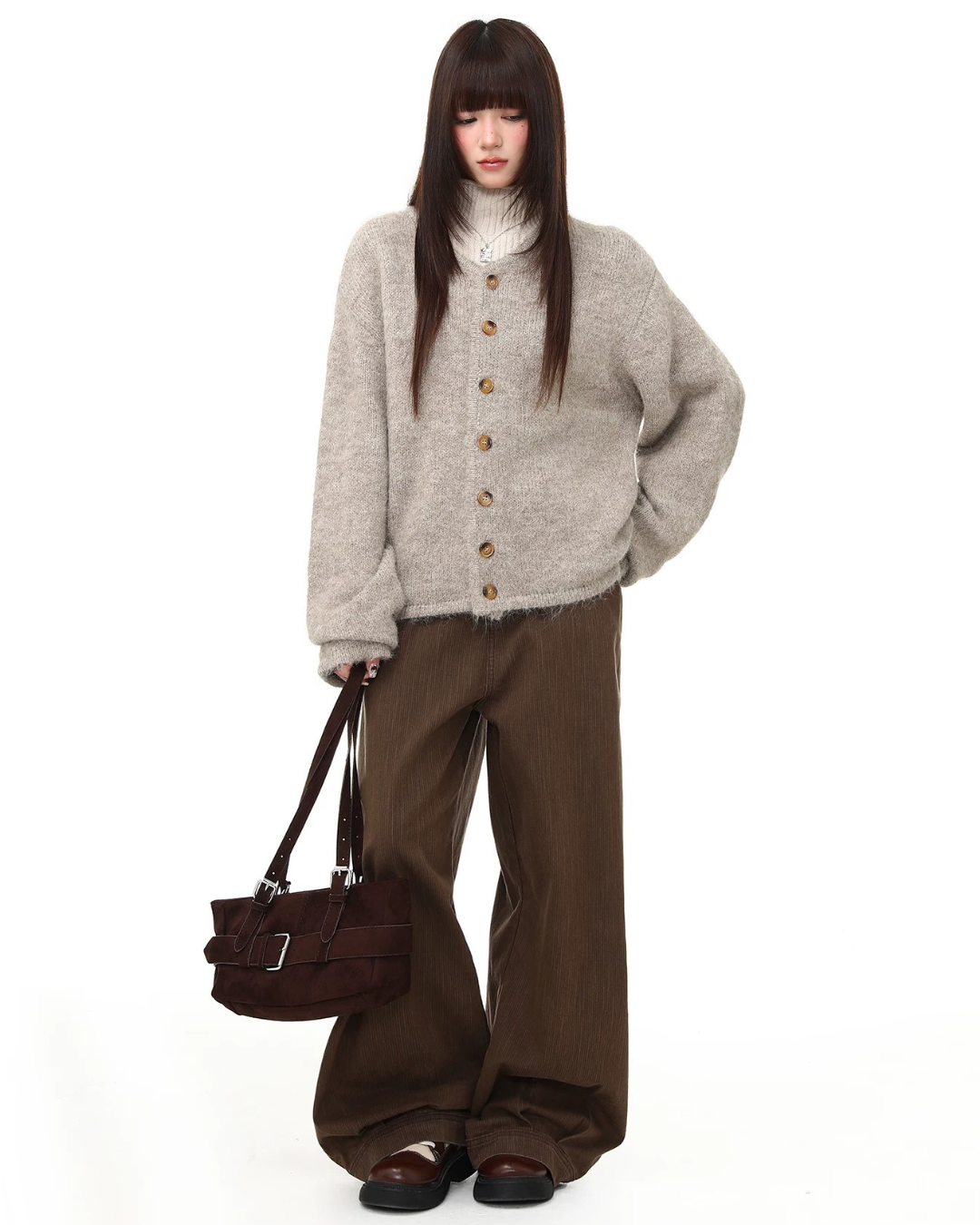 Tortoise Button Cardigan