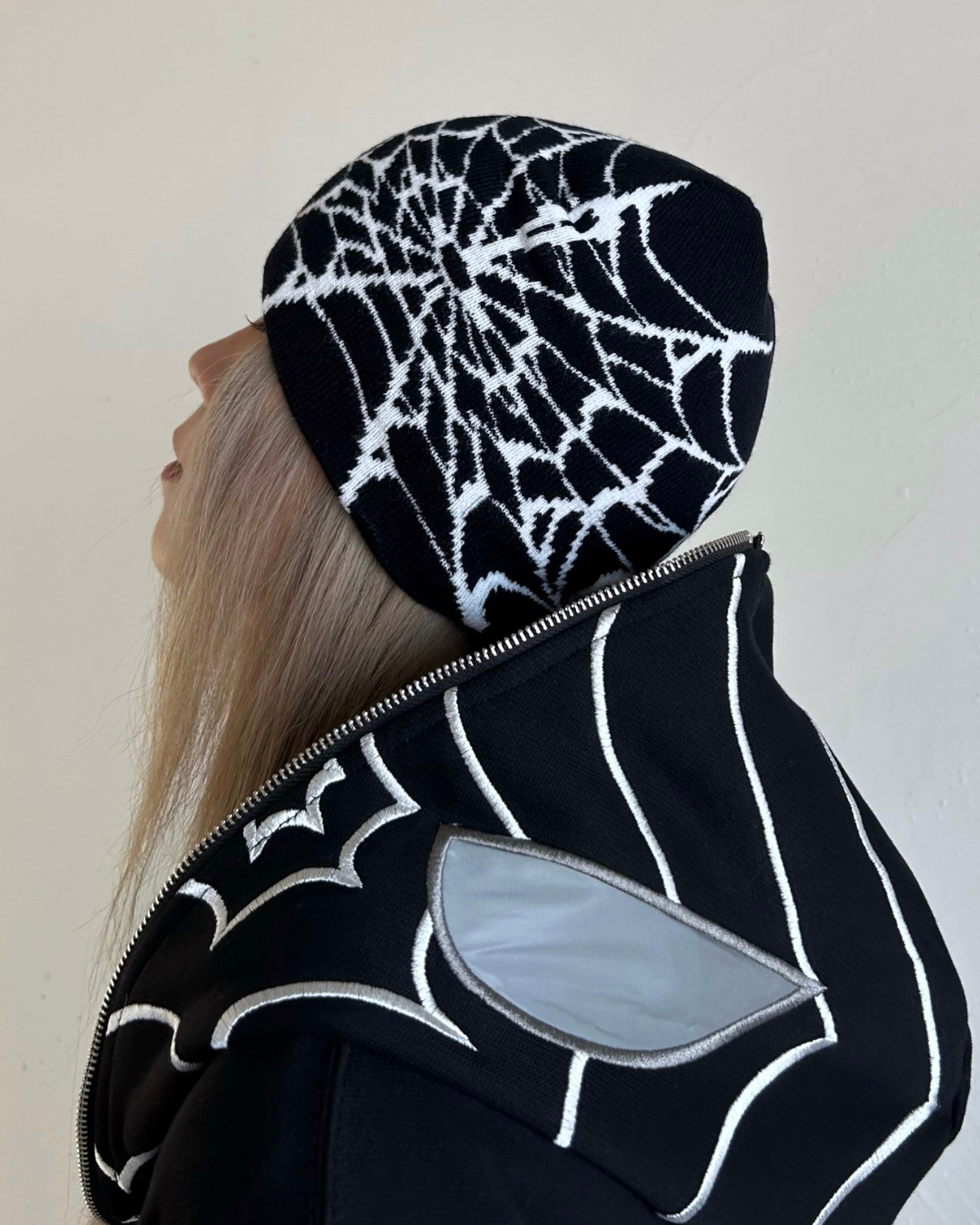 Spider Pattern Beanie