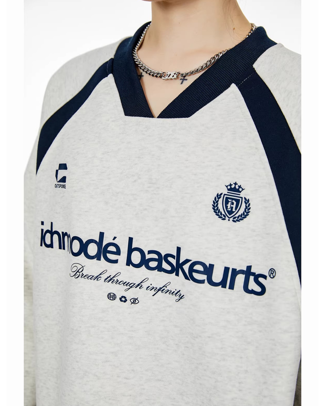 Vintage Sports Color-Block Sweat