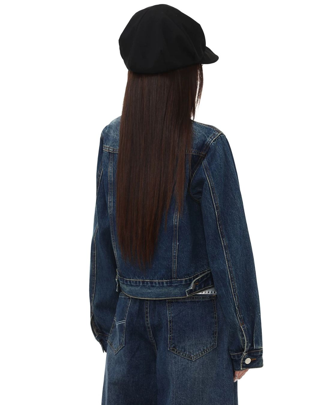 Indigo Crop Denim Jacket