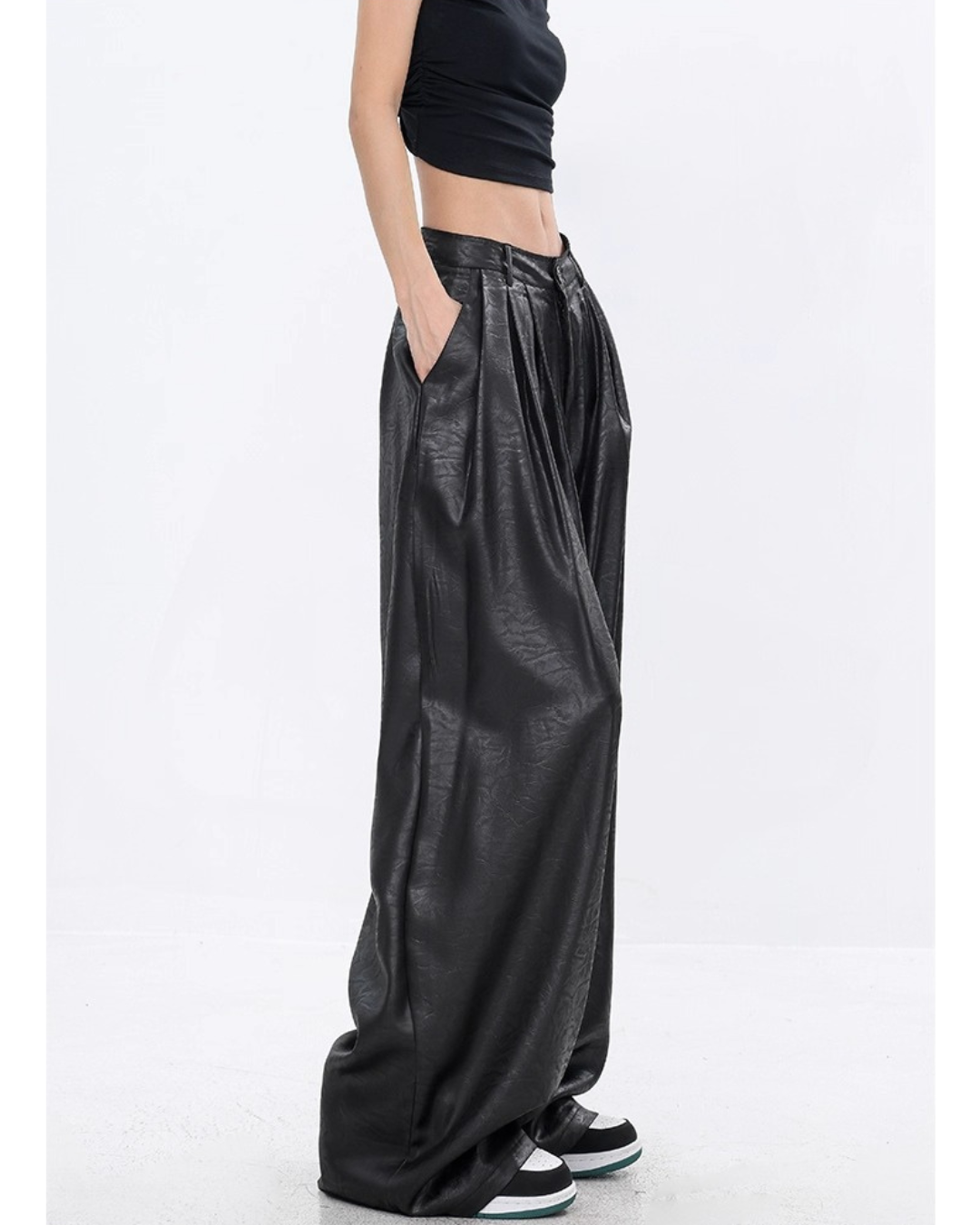 Urban Edge Faux Leather Trousers