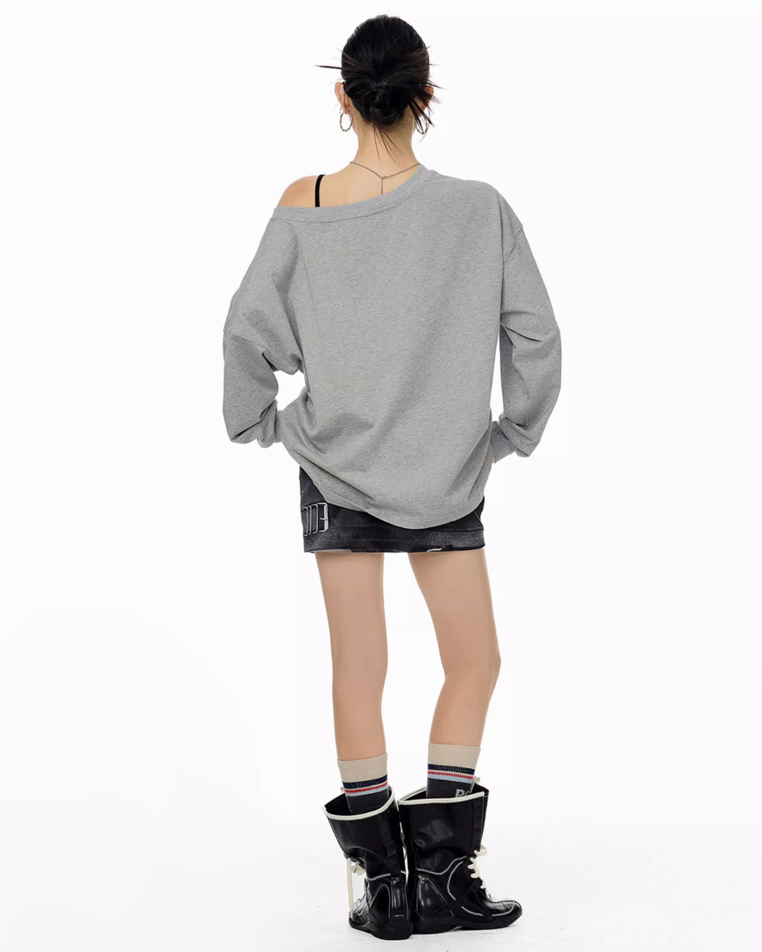 Dachshund Print Long Sleeve Tee