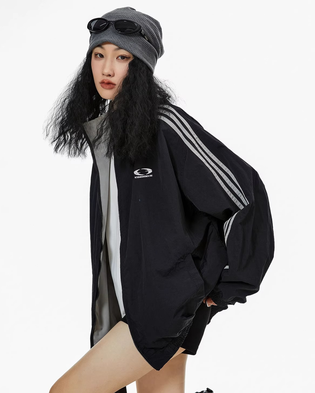 Reversible Classic Nylon Track Jacket