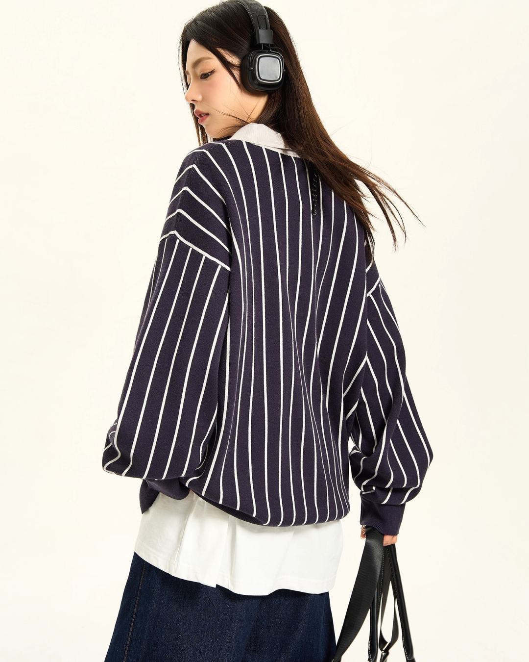 Varsity Stripe Knit Pullover