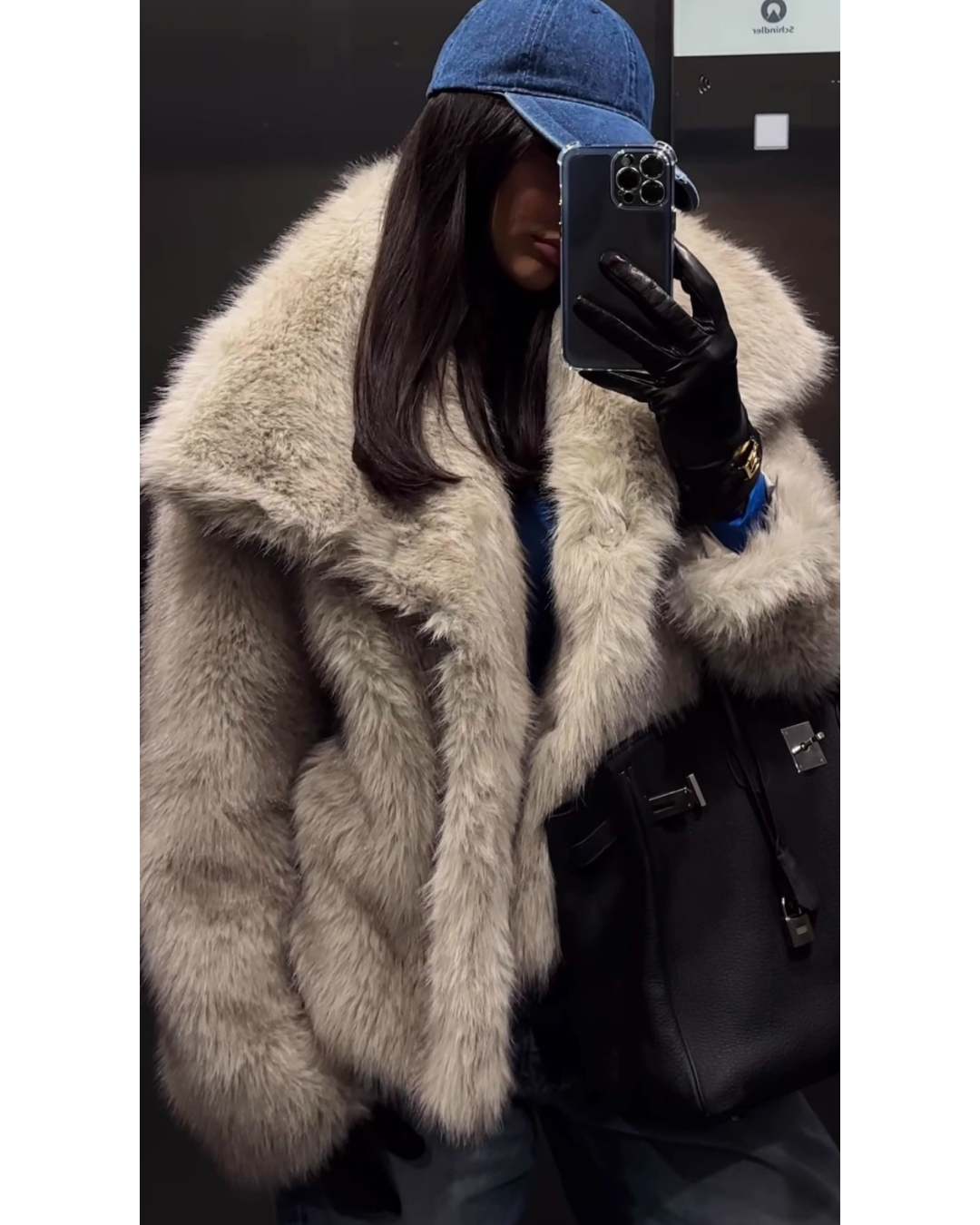 Voluminous Faux Fur Jacket