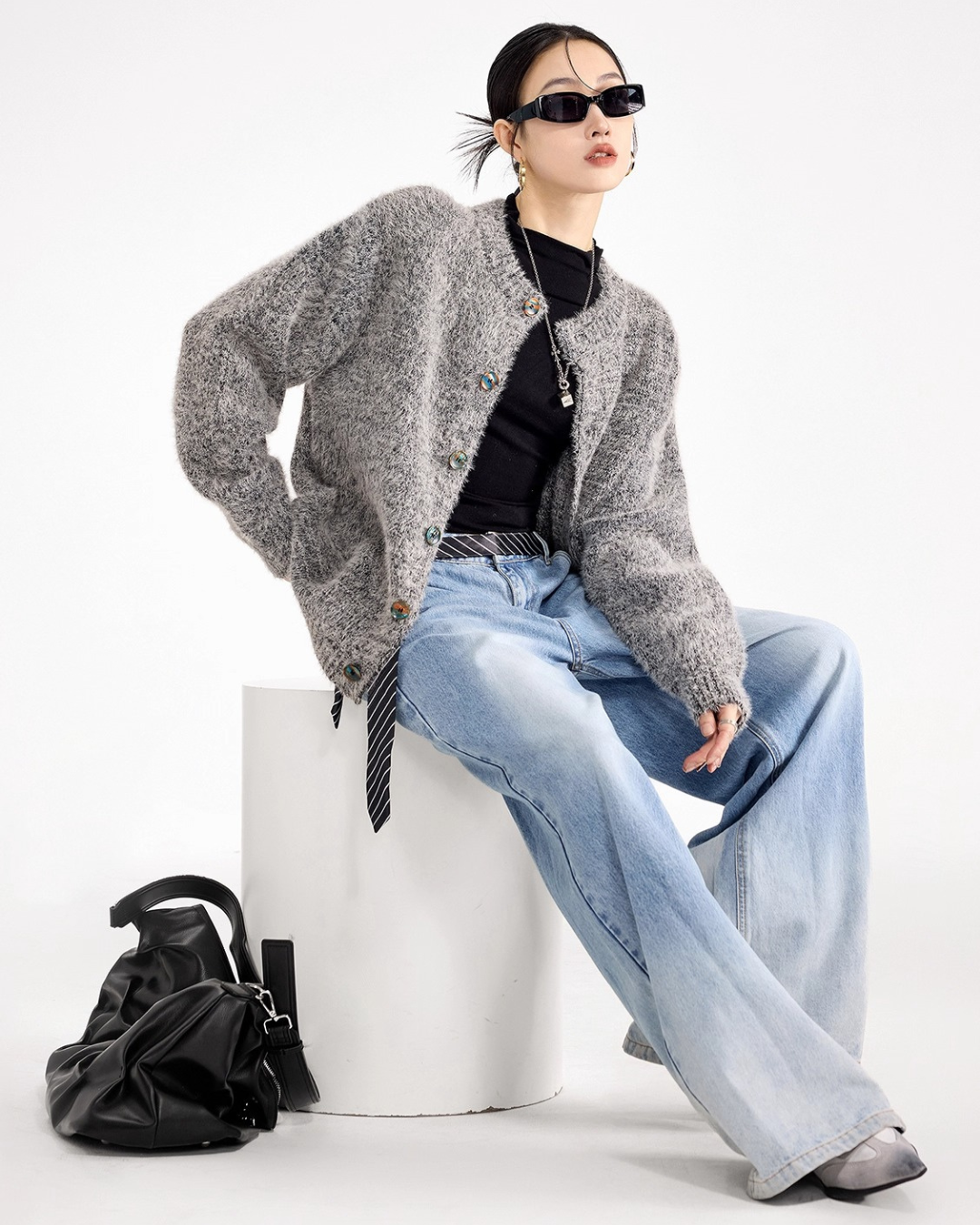 Soft Texture Knit Cardigan