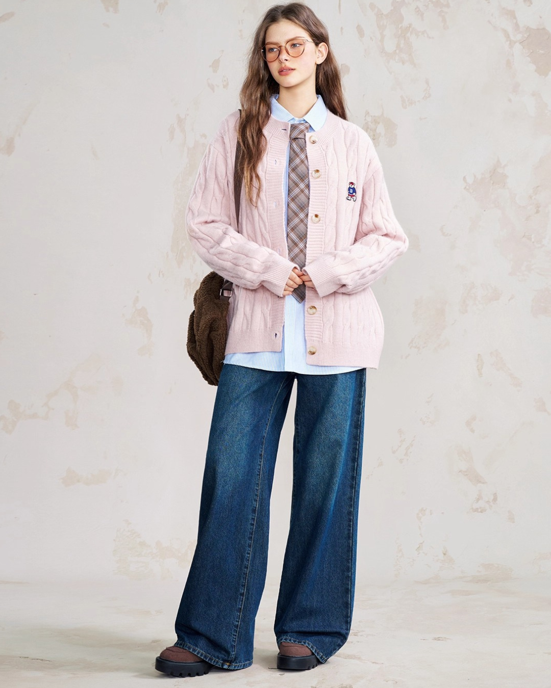 Teddy Cable Knit Cardigan