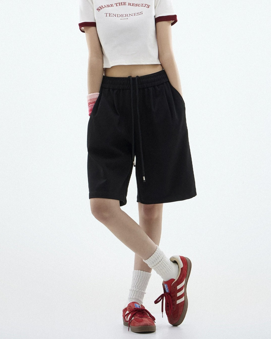 Drawstring Loose Fit Sport Shorts