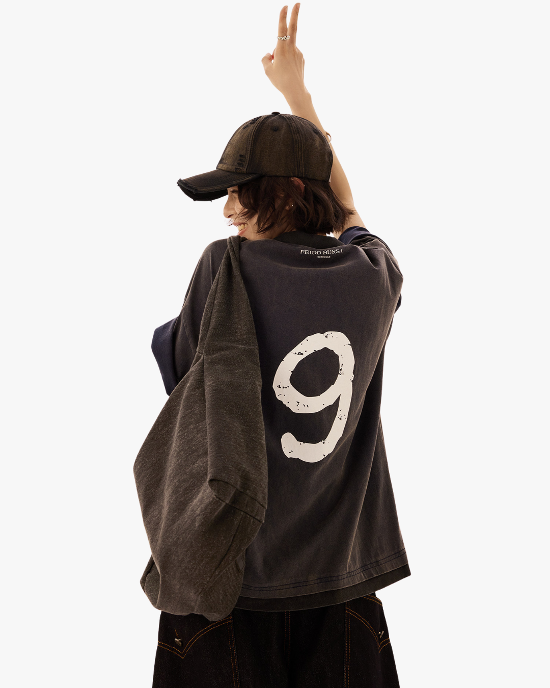 Struggle Graphic Oversized Polo