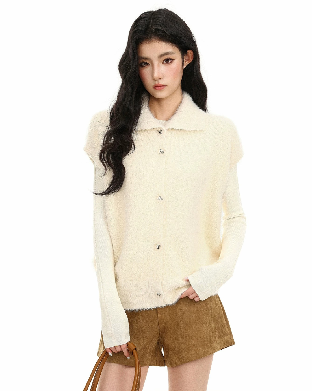 Brushed Knit Vest