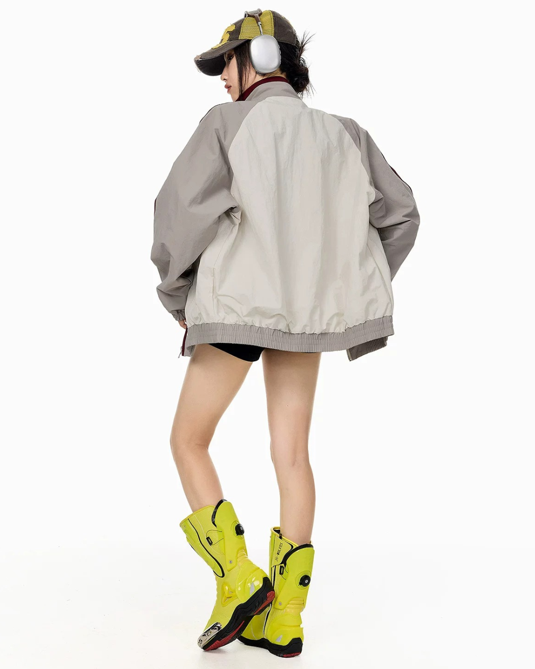 Two-Tone Stripe Jacket