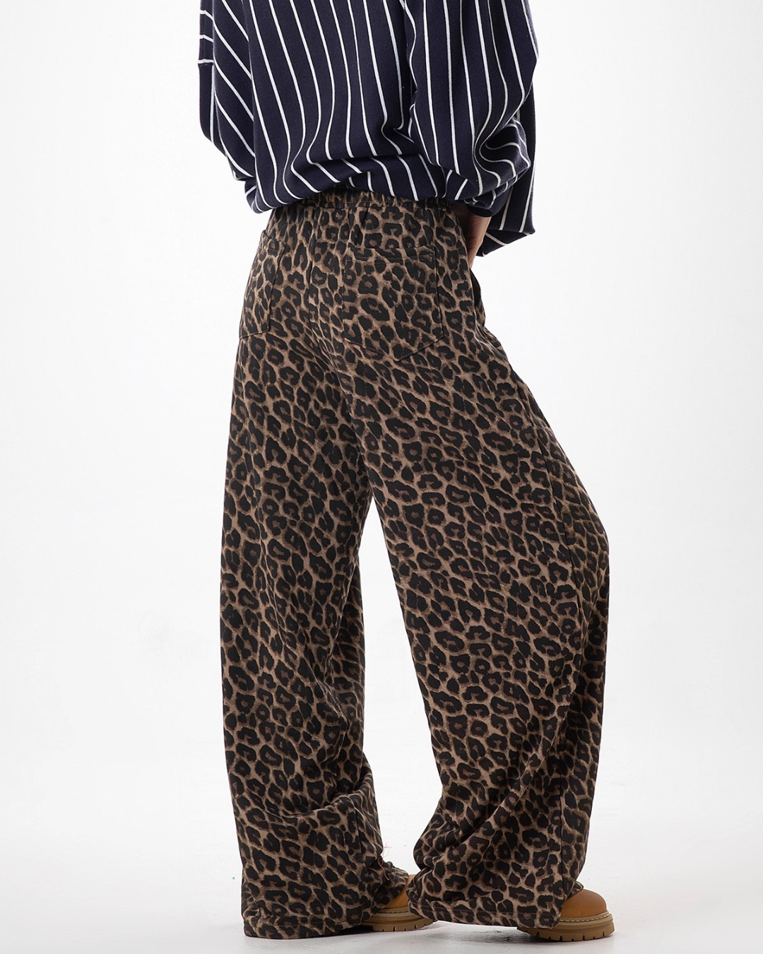 Bold Leopard Baggy Trousers
