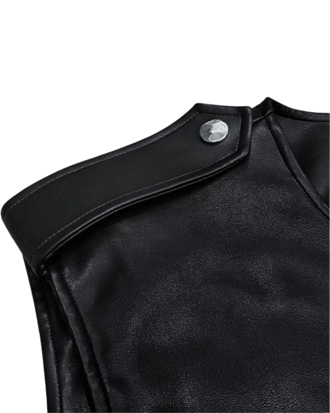 Vegan Leather Waistcoat