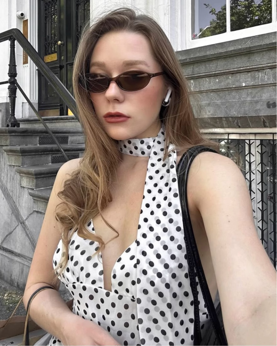 Dot Sheer Top [Stole Set]