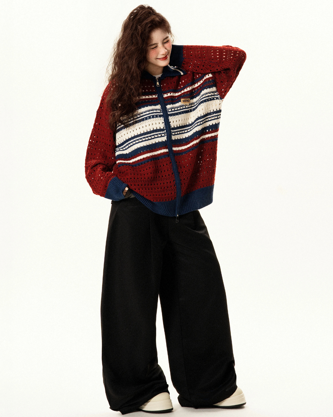 Intro Track Zip Cardigan
