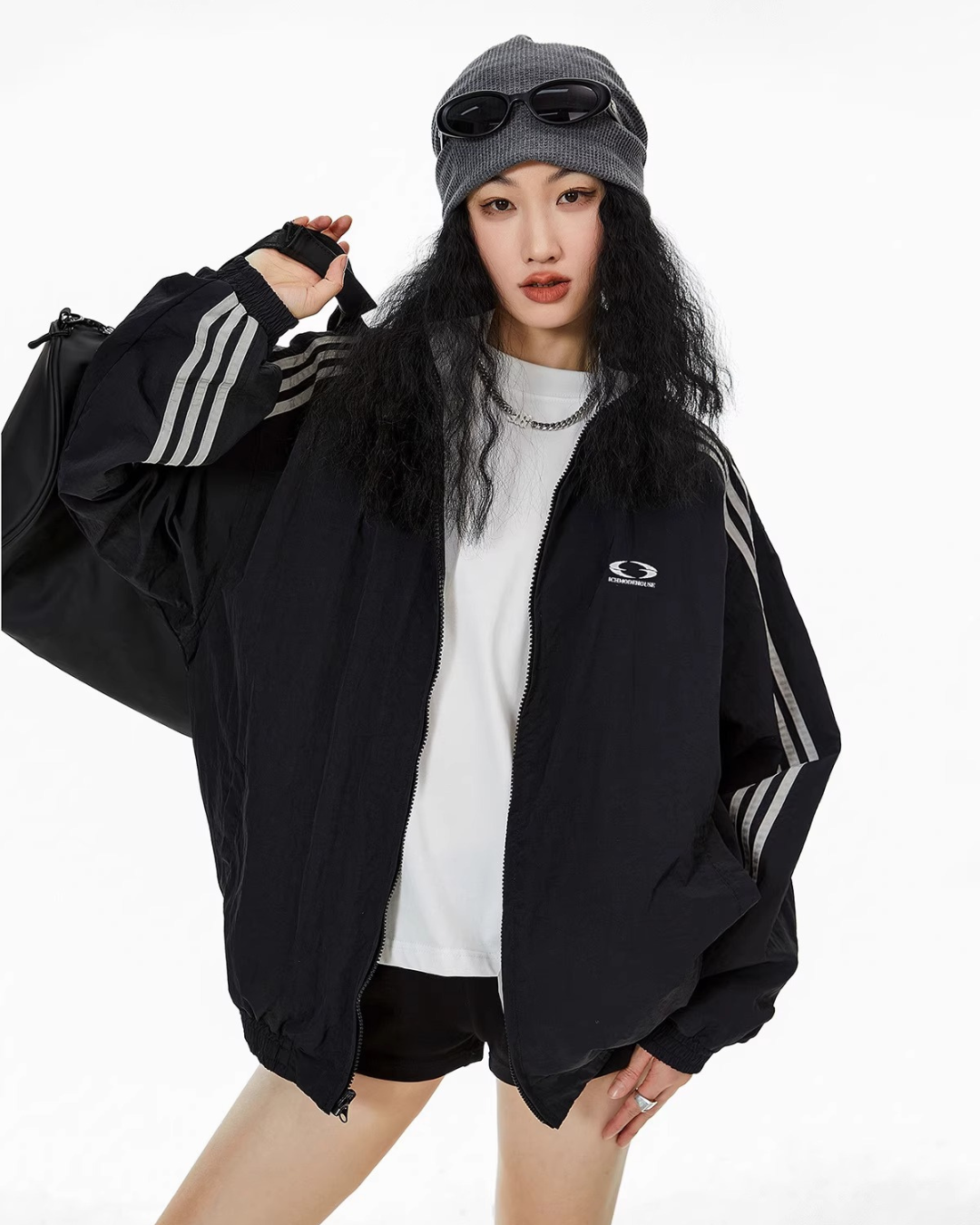 Reversible Classic Nylon Track Jacket