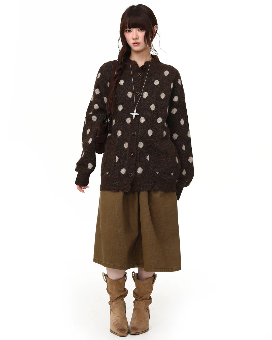Coquette Dot Cardigan