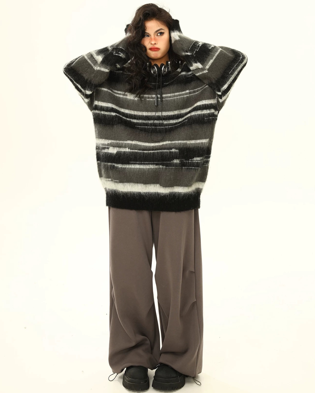 Brushed Stripe Knit