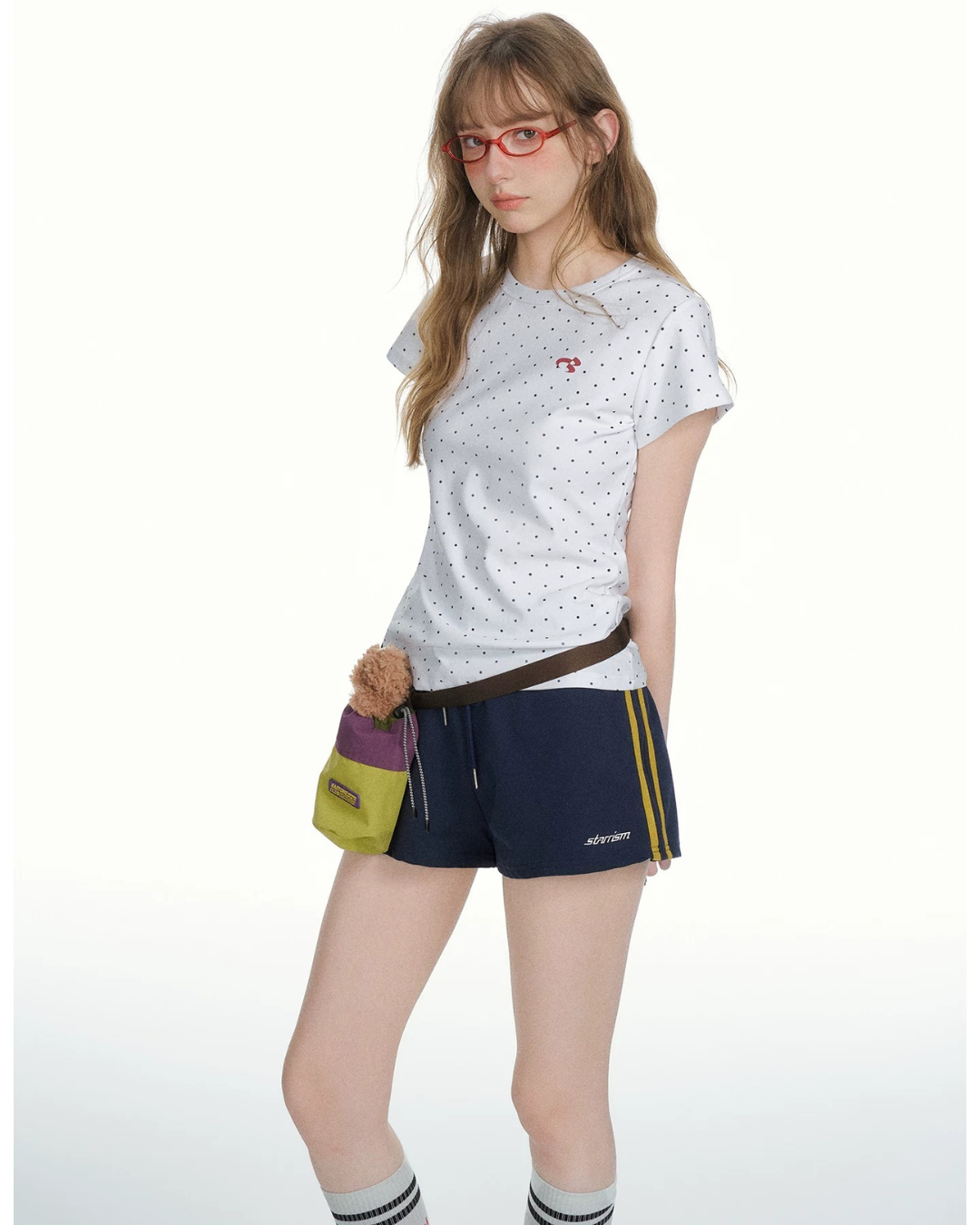 Mini Dot Logo Embroidery Tee