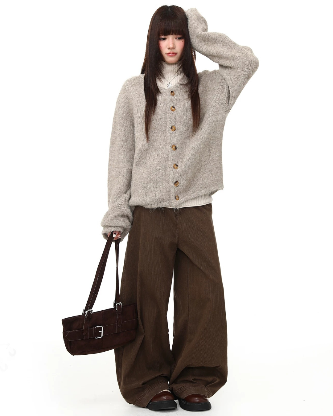 Tortoise Button Cardigan