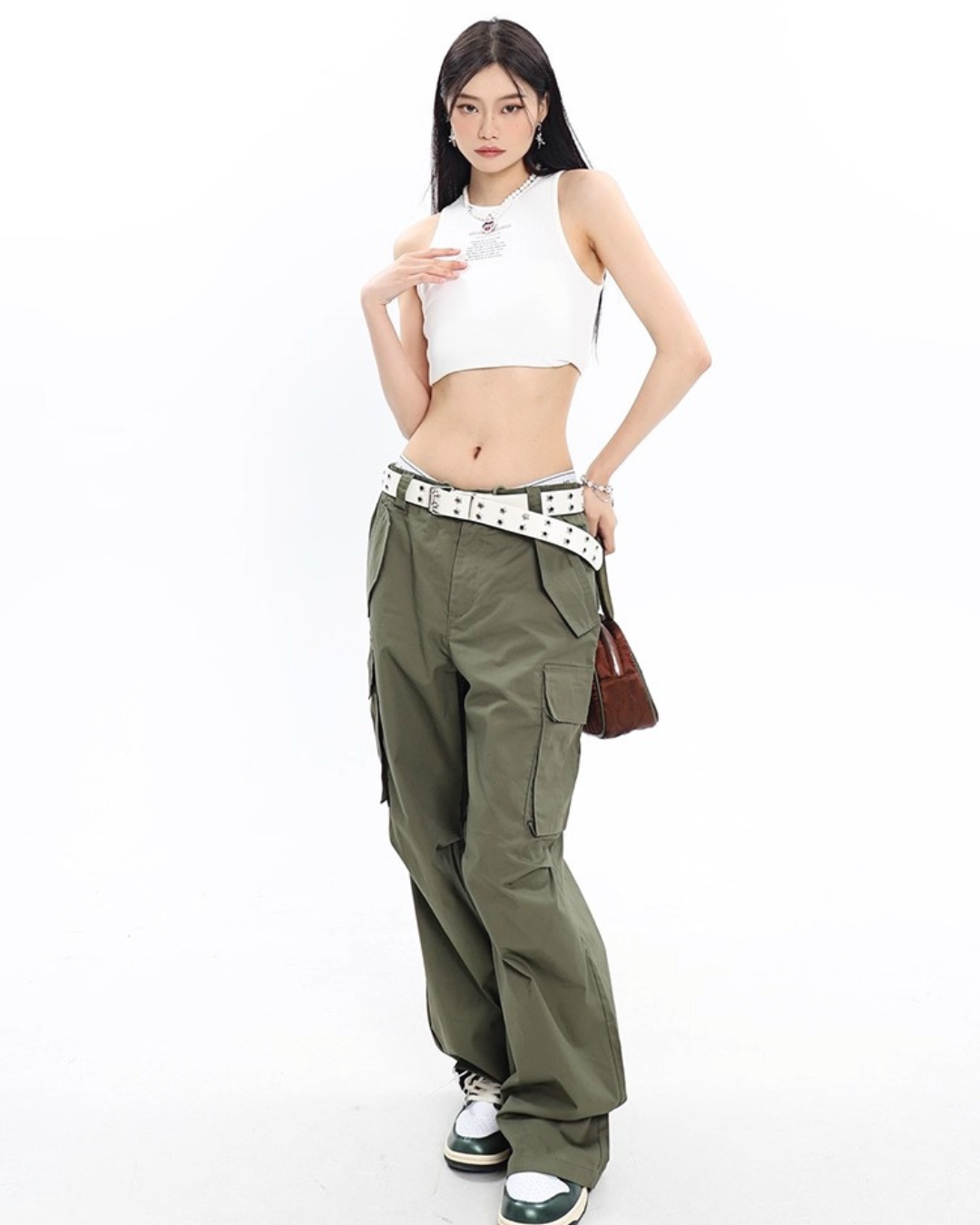 Star Hole Double Belt