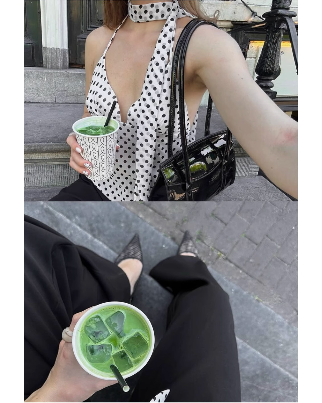 Dot Sheer Top [Stole Set]