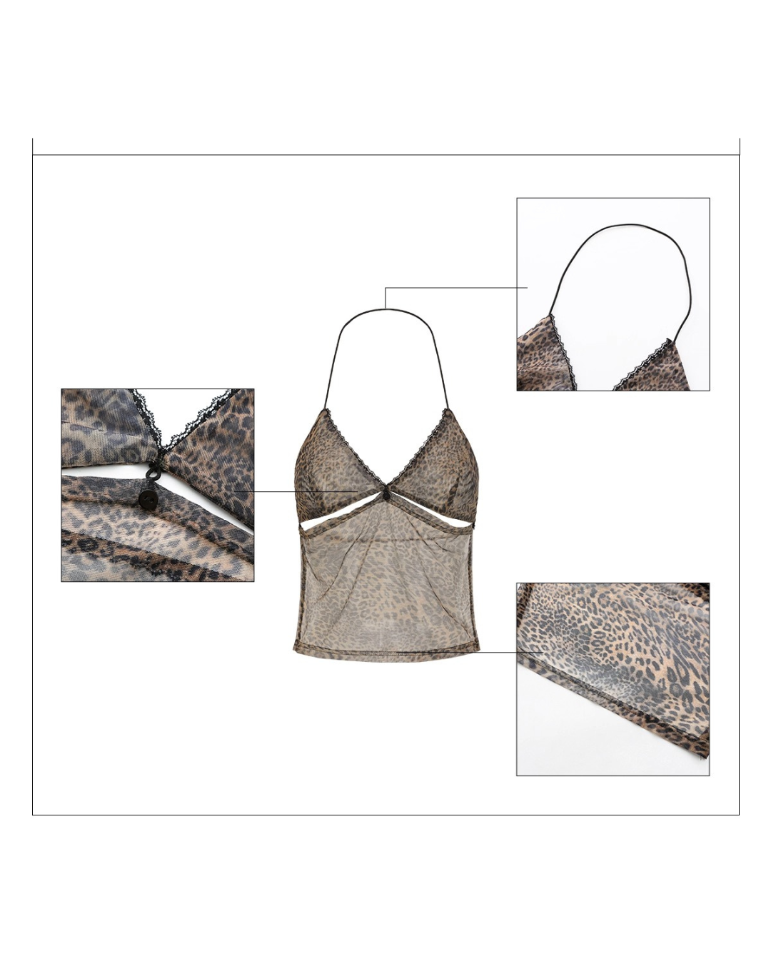 Backless Leopard Top