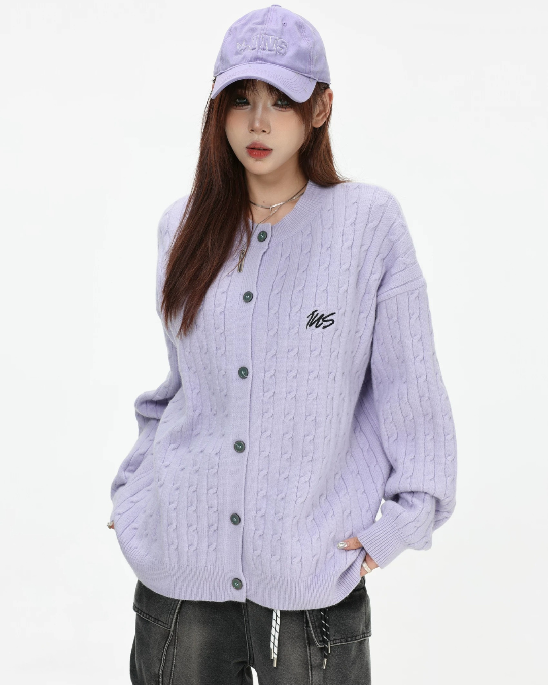 Preppy Cable Cardigan