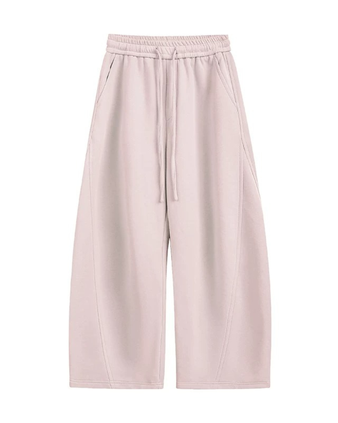 Draped Wide Fit Sweat Trousers