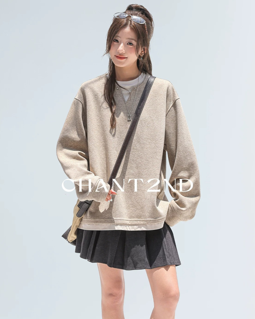 Heather Crew Sweatshirt