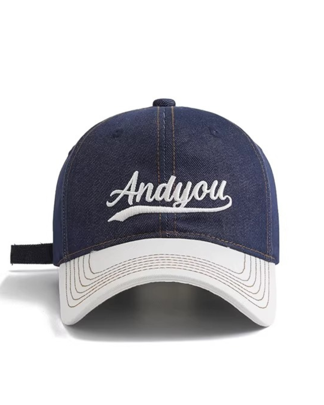 Script Logo Vintage Denim Cap