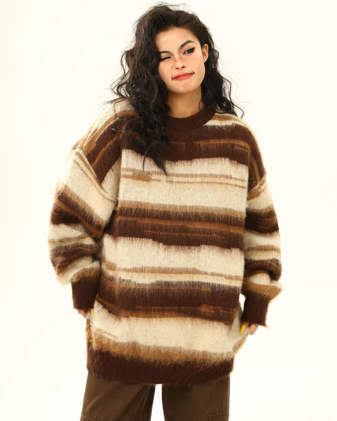 Brushed Stripe Knit