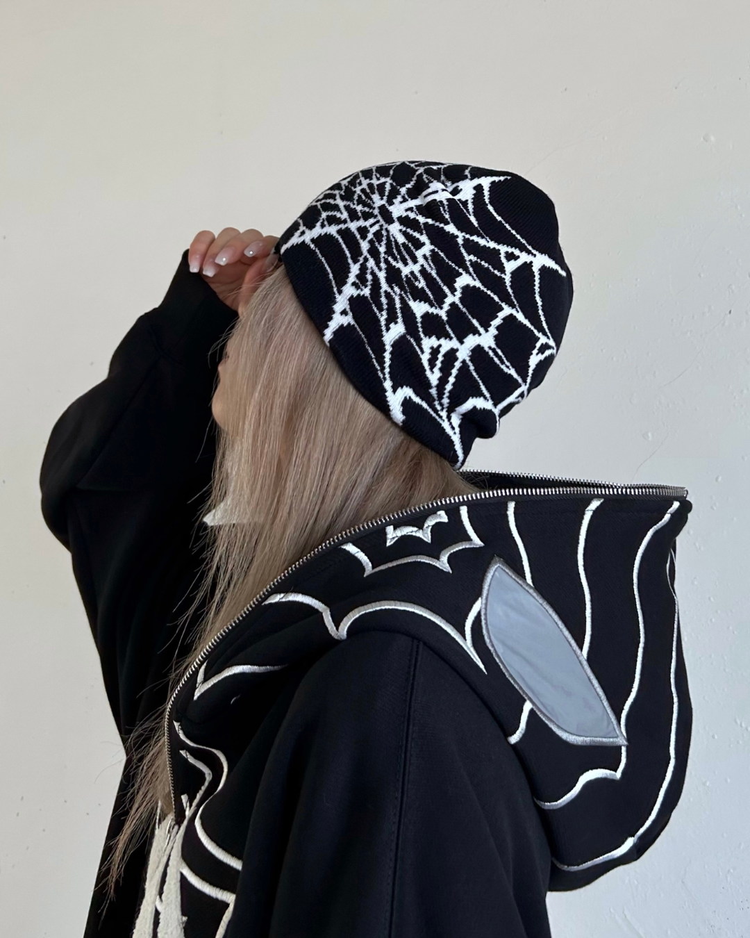 Spider Pattern Beanie