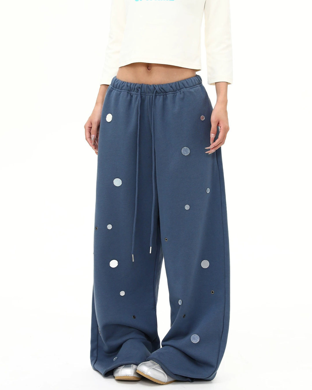 Metallic Dot Sweatpants