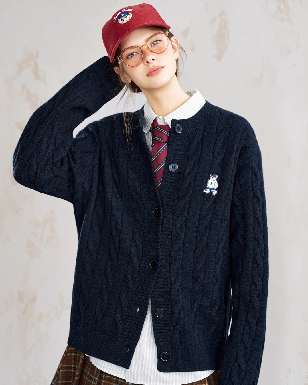 Teddy Cable Knit Cardigan