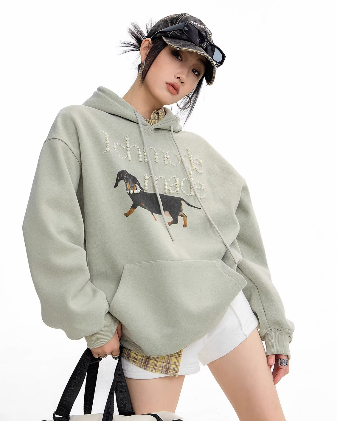 Pearl Logo Dog Hoodie