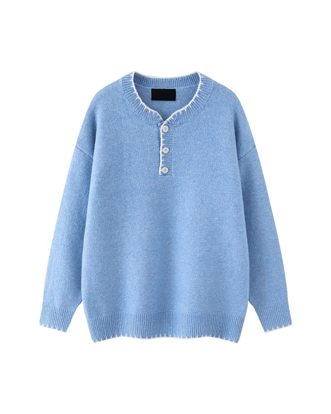 Henley Knit Pullover