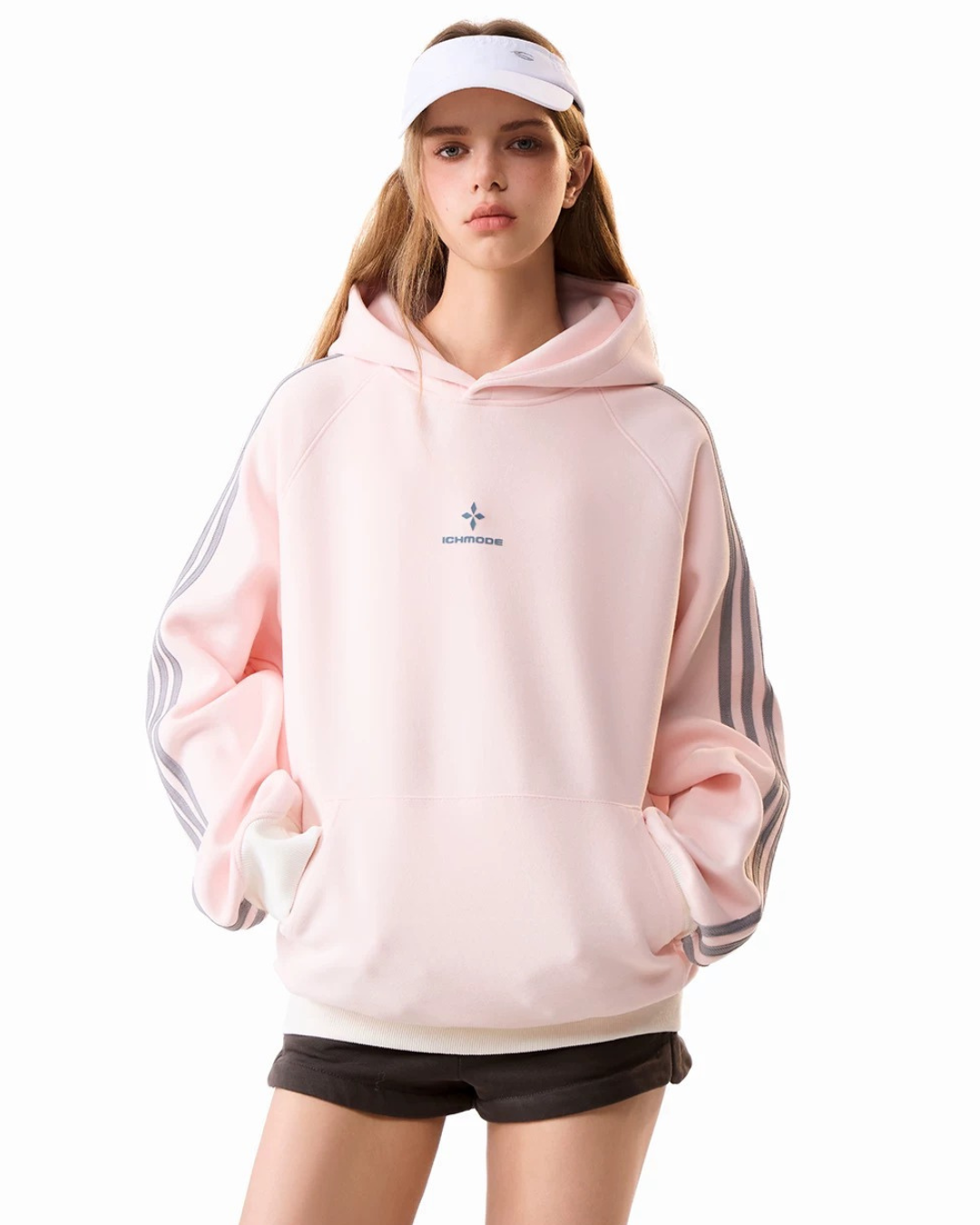 Contrast Cuff Hoodie