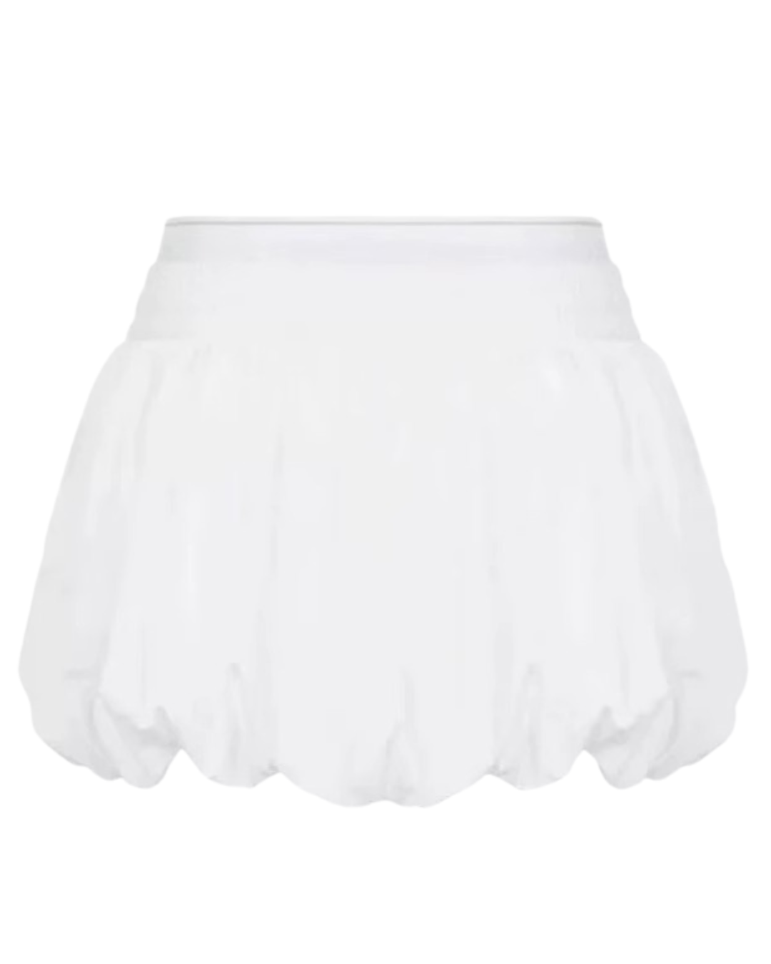 Double Waist Balloon Mini Skirt