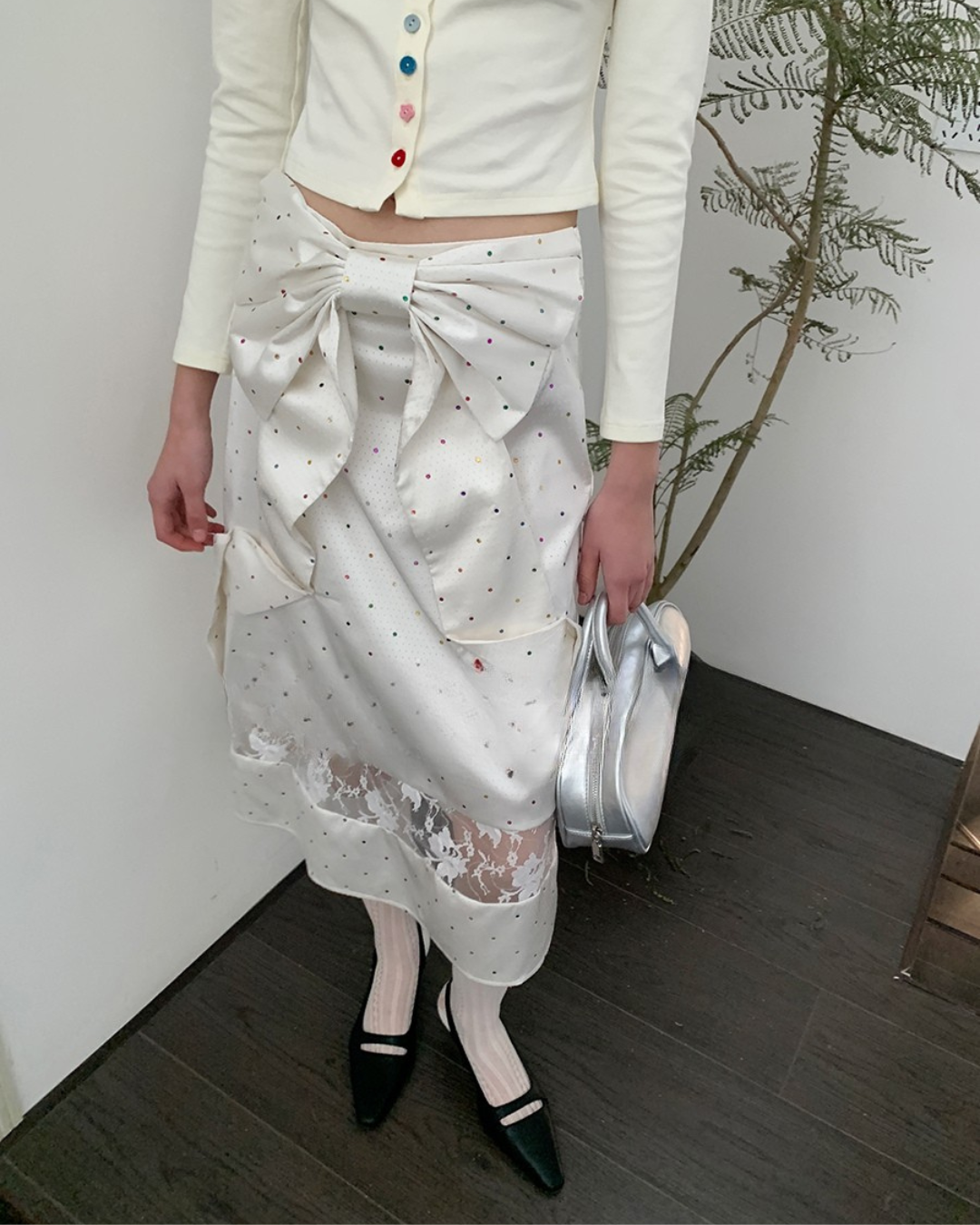 Elegant 3D Ribbon Skirt