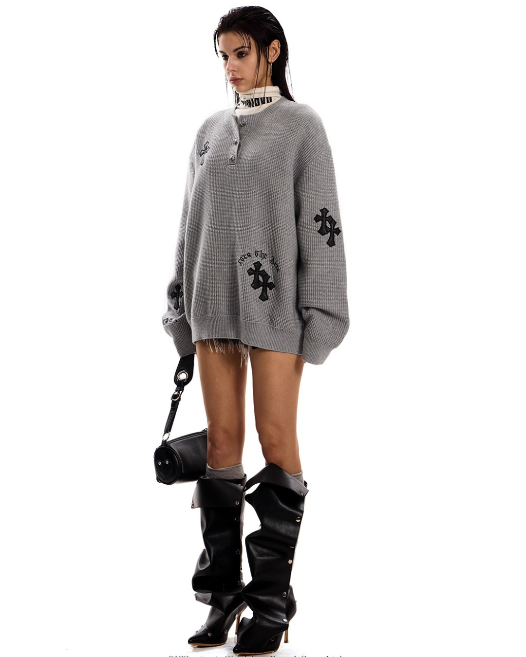 Pixel Art Skeleton Oversized Sweat