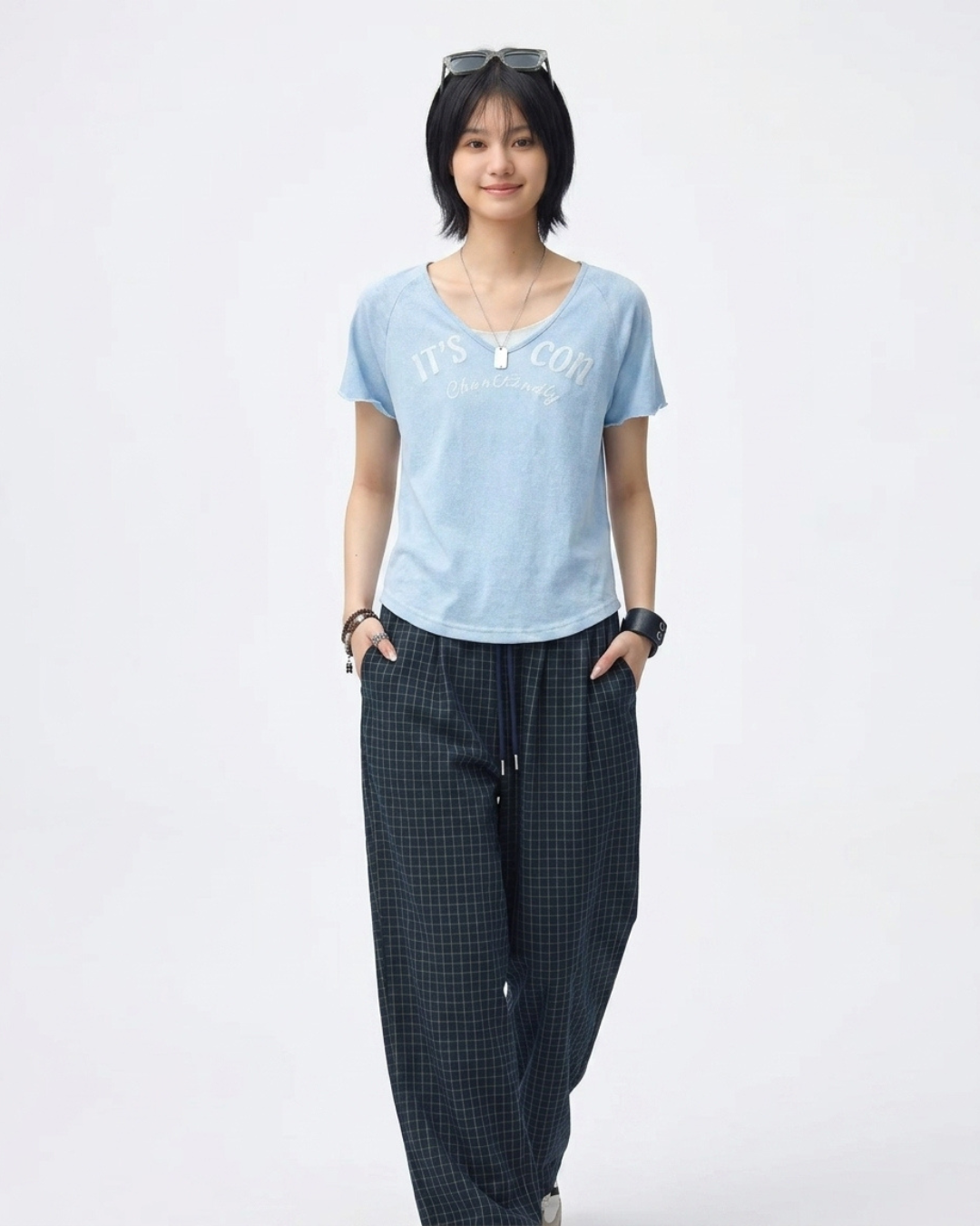 Icon Letter Boxy Sheer Top