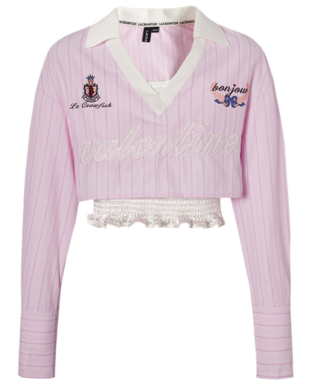 2-piece Crop Uniform Shirt