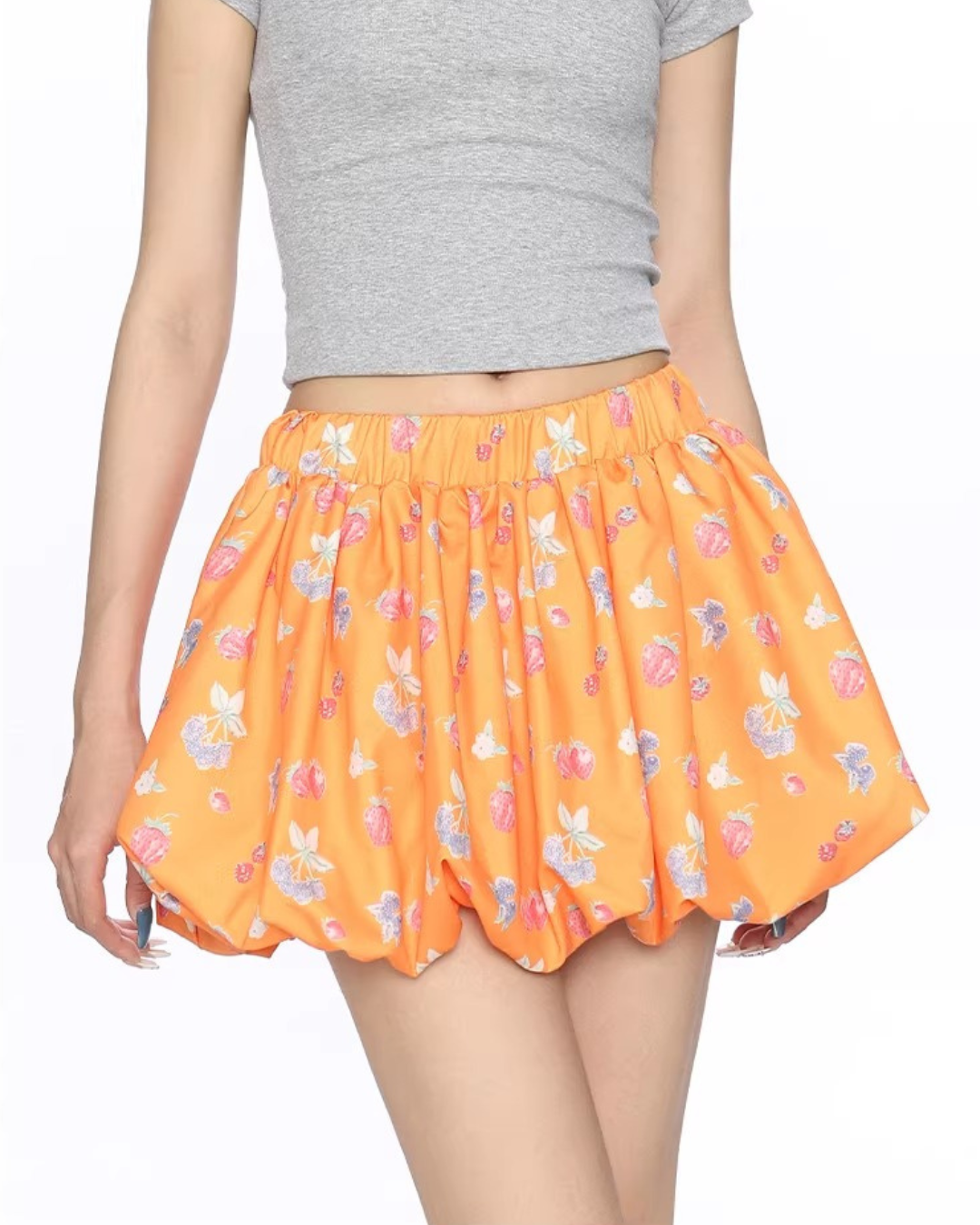 Vitamin Orange Berry Mini Skirt