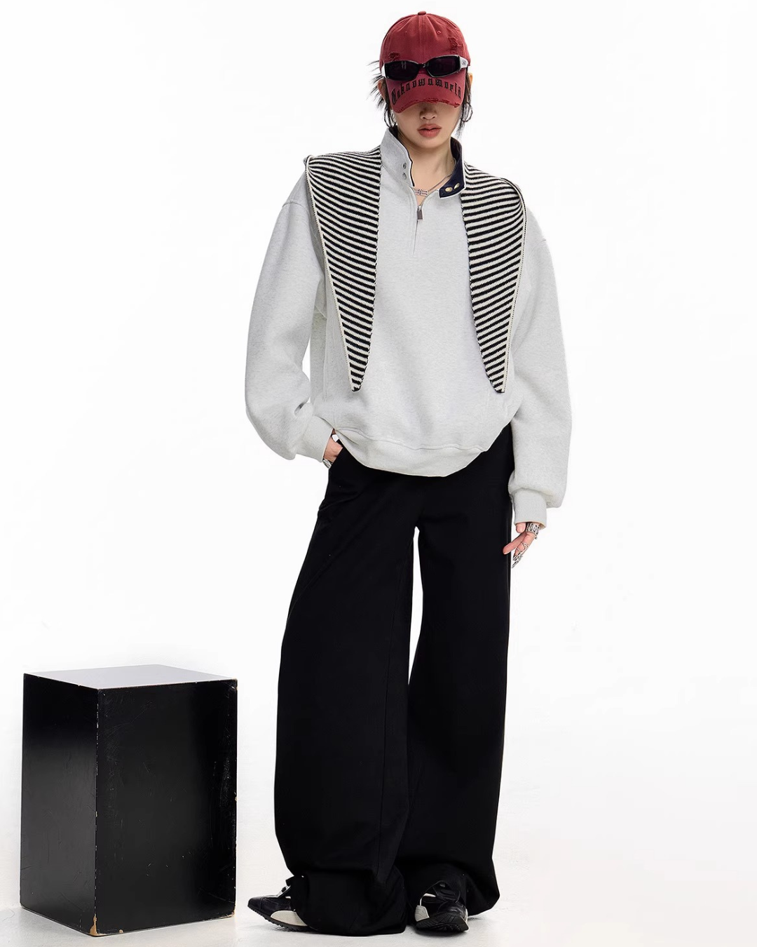 Half Zip Sweat Pullover