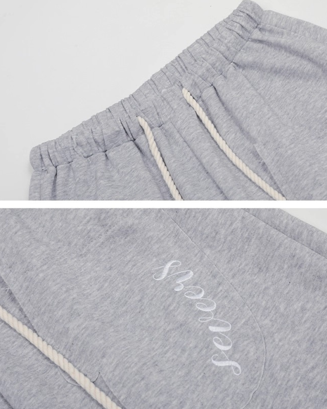 Rope Drawstring Sweat Pants