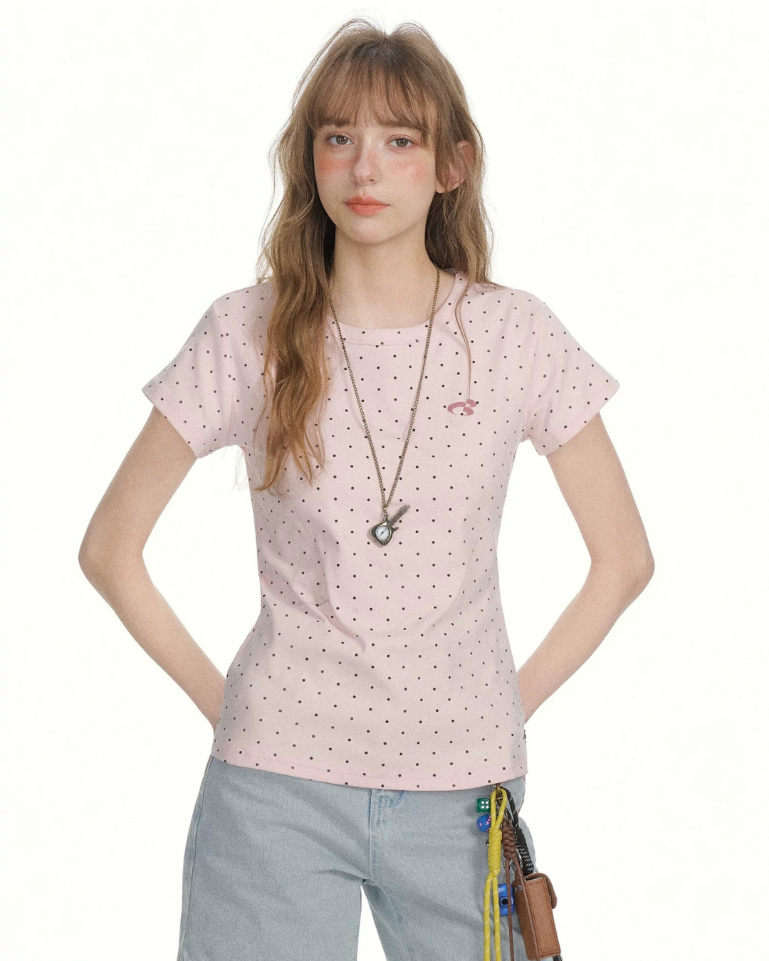 Mini Dot Logo Embroidery Tee